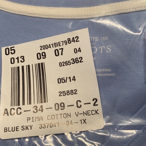 Cotton tee (v-neck) - Picture 3 of 5